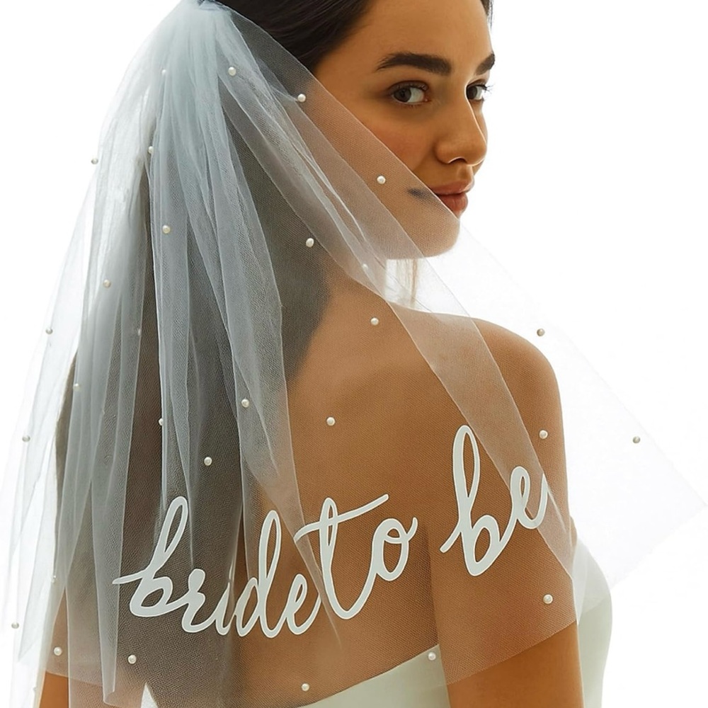 Bride to Be Sash Veil Bachelorette Party Accessories, Bridal Shower Gift